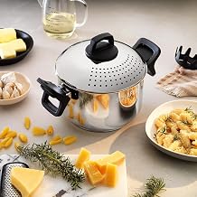 Schafer Gurme Süzgeçli Makarna Tenceresi 2 Parça-Inox
