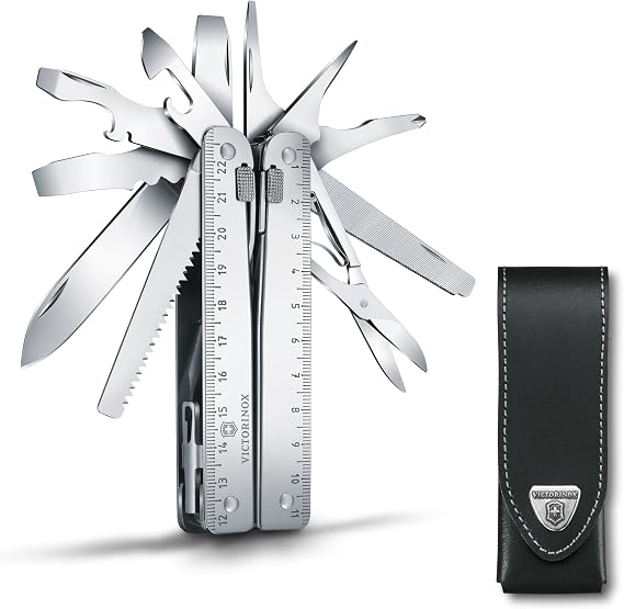 Victorinox Swiss Tool Multifunctional Tool (28 Functions Holder Very Robust) grey