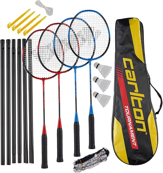 Tournament 4 Player Set, BLACK/RED, BLACK/BLUE