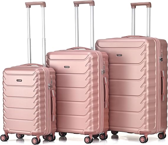 CMY 3 Piece Hard Shell Luggage Set 20+24+28 Inch Suitcases