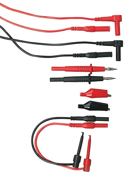 Extech TL809 8-Piece Electronic Test Lead Kit, CAT III 1000V