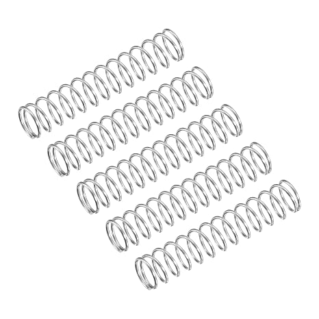 sourcing map Compression Spring, 5Pcs 304 Stainless Steel