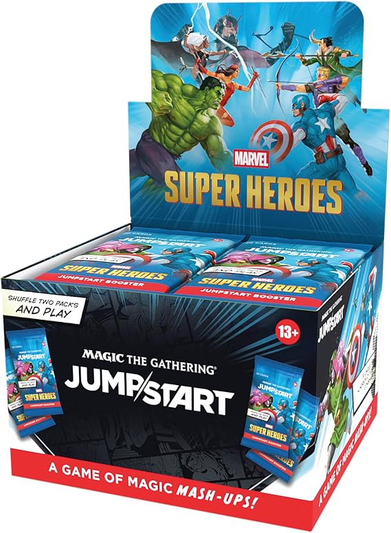 Magic: The Gathering | Marvel Super Heroes Jumpstart Booster Box | 2-Player Card Game