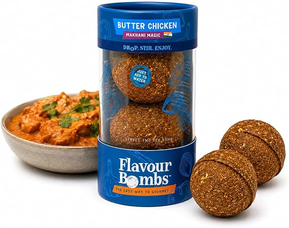 Flavour Bombs Authentic Butter Chicken Meal Base - 2 Pack - Vegan & GF