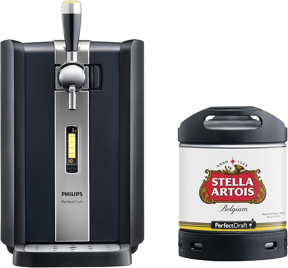 PerfectDraft Phillips beer machine and Stella Artois