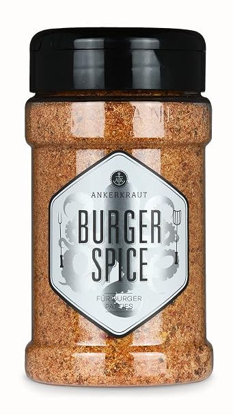 Ankerkraut Burger Spice Salt 230 g in Shaker Hamburger and Cheeseburger Seasoning for Meat Spice Salt for Bulettes