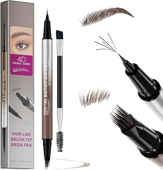 2-in-1 Microblading Eyebrow Pen - Waterproof 4D Precision Tip