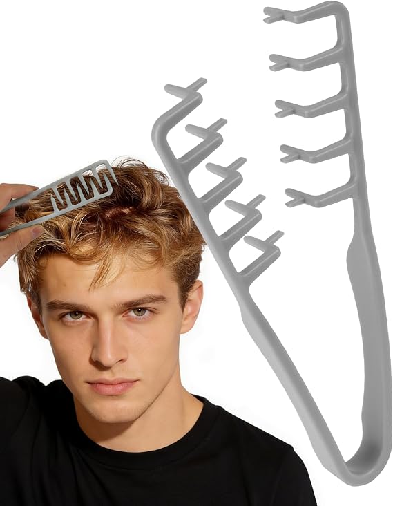 Texture Comb, Wide Tooth Hair Styling Comb for Root Volume