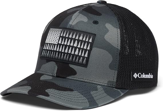 Columbia Unisex PFG Fish Flag Mesh Ball Cap