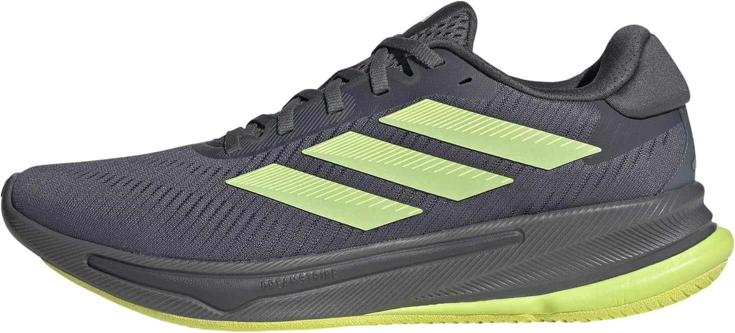 Adidas Mens Supernova Ease Running, Grey/Pulse Lime/Grey, 13