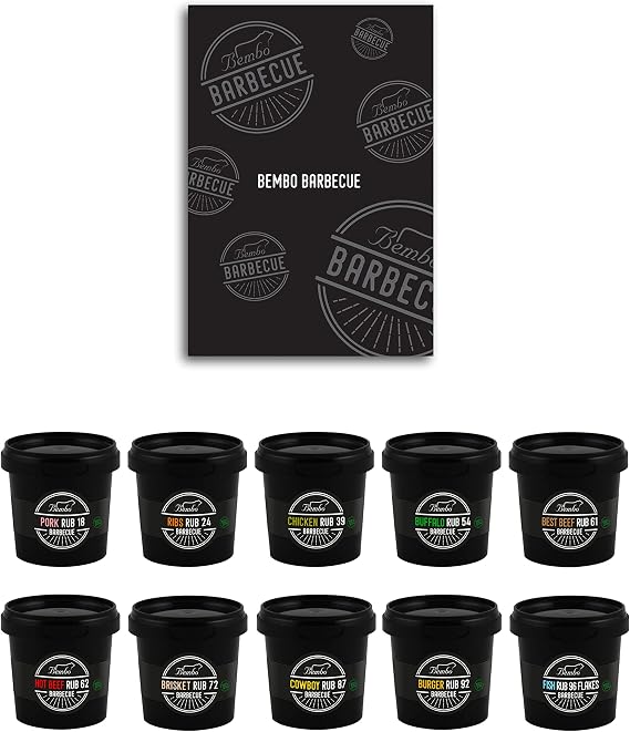 BBQ Rub - Great Selection - Seasoning & Spices blends for Barbecue - Bembo Barbecue