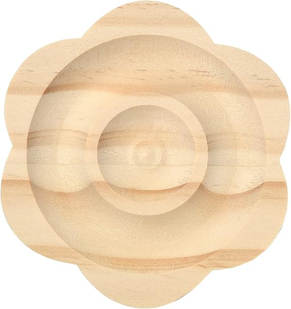 DanLingJewelry 5Pcs Flower Shape Bead Board Wooden Bracelet Design Board Beading Jewelry Organizer Tray Mats for Bracelets Jewellery Making