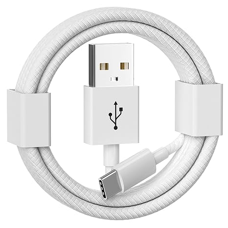 IPhone 18/17/16//15 Woven Charger Cable, USB A to USB C Charging Lead for IPhone 18/17/16/15 Pro Max/16e/17e/Plus/Air/Duo(Fole), iPad, AirPods 5/4, AirPods Pro 2/3,Google Pixe 11/10/9,Car CarPlay Lead