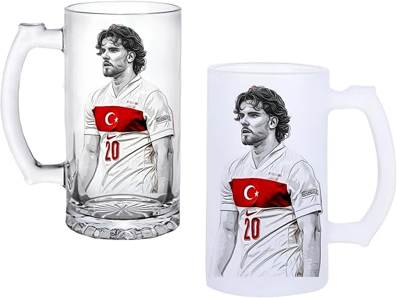 Ghostbastır Design Ferdi Kadıoğlu Bira Bardağı 500 cc Cam Buzlu veya Buzsuz Seçenekleriyle 0581