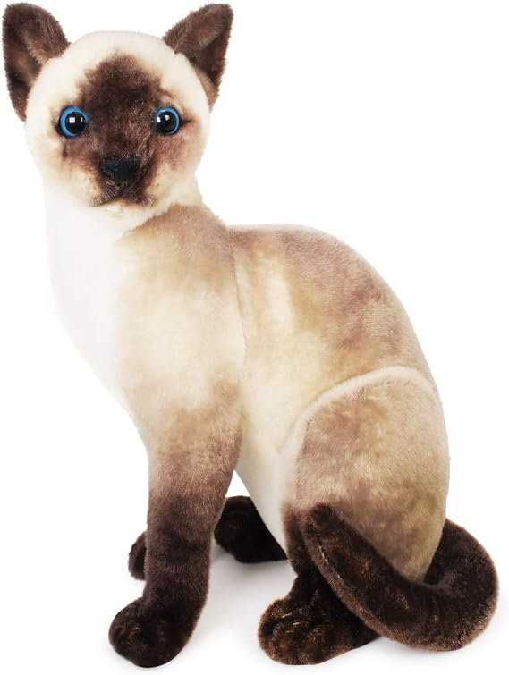 TigerHart Stefan The Siamese Cat - 14 Inch Stuffed Animal Plush