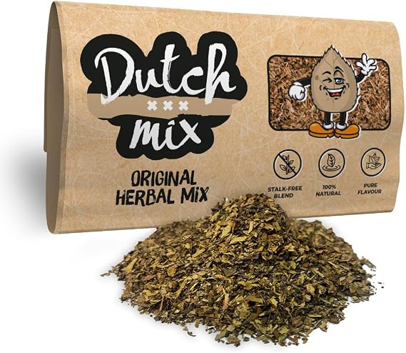 Dutch Mix Original - Stalk-free & Natural - 50g Quality Herbal Mix - Amsterdam Herbal Mix as used in Coffee Shops
