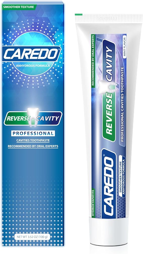 CAREDO Cavity Toothpaste for Tooth Repair,Hydroxyapatite for Enamel Repair