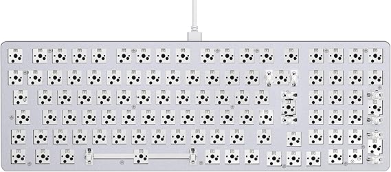 GLORIOUS GMMK 2 Full Size 96% Barebones Keyboard Kit (White)