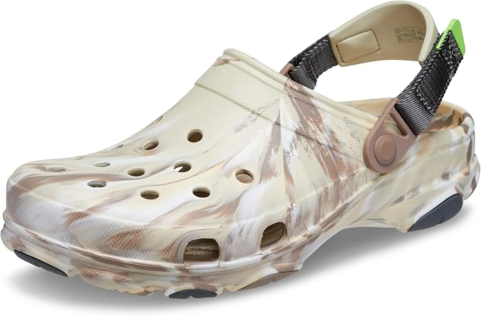 Crocs Unisex Adult Classic All Terrain Clog, 13 Women/11 Men, Bone/Multi