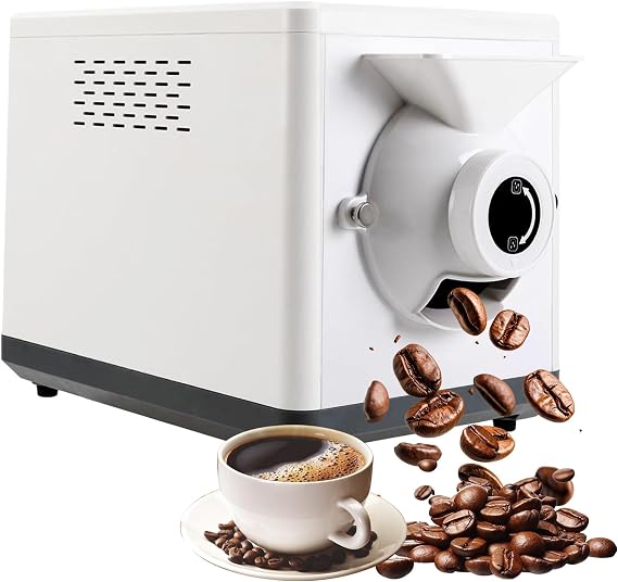 Coffee Roaster Machine for Home Use, Electric Drum Machine with Timing for Roasting Coffee Beans and Nuts