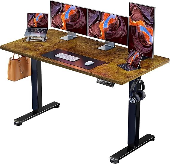 ErGear Electric Office Work Table, Elevating Desk, Standing Desk, Width