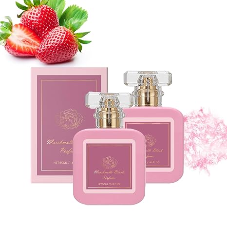 Pink Blush PerfumeRomantisches und Süßes Arabisches Parfüm für FrauenSüßes Erdbeer-Vanille-Parfüm für VitalitätVitaldüfte für Junge MädchenLang anhaltende DüfteWarmer und Weicher Ton (2PC)