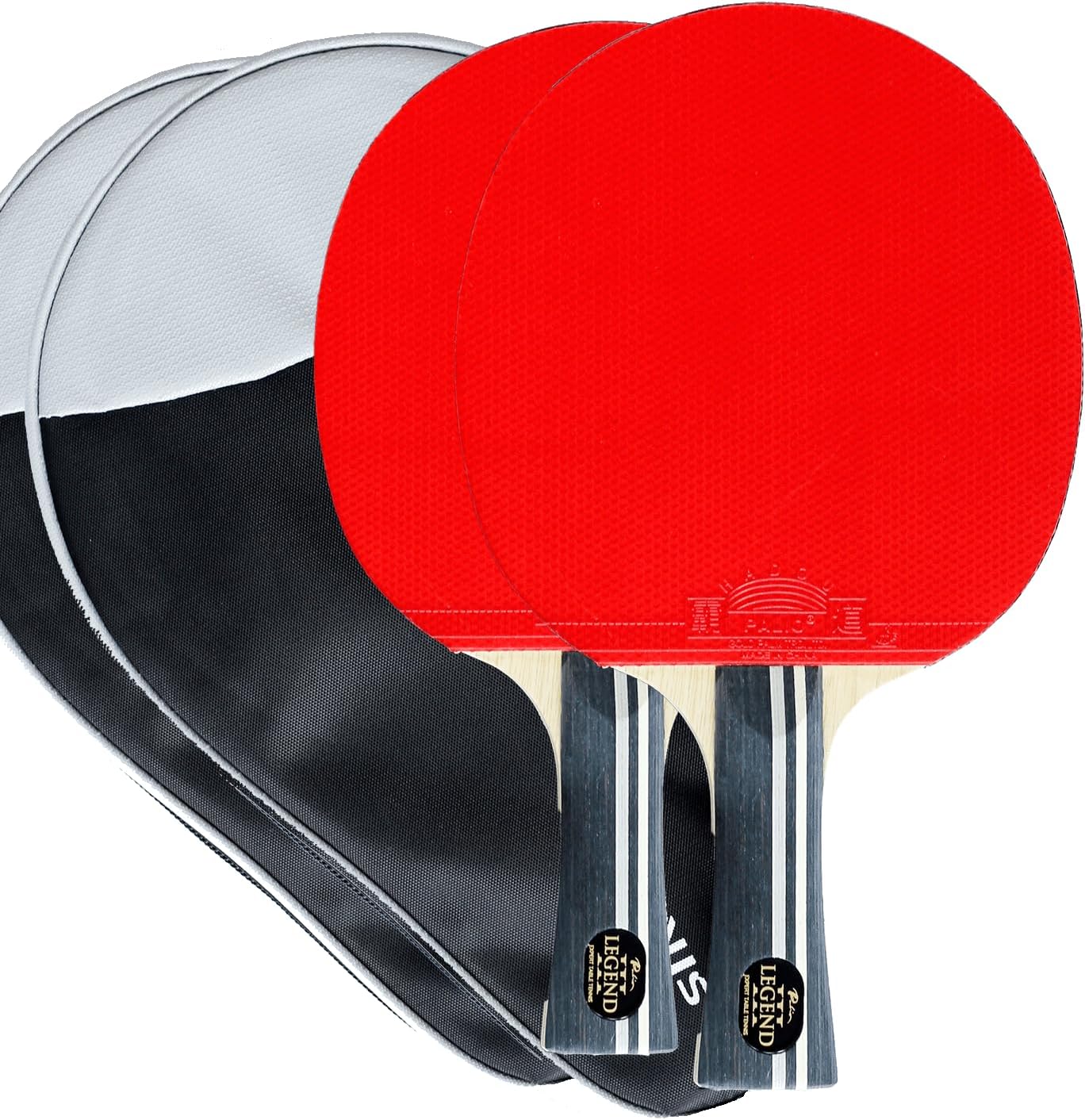 Palio Legend 3.0 Table Tennis Bat & Case | ITTF-Approved Advanced Ping Pong Racket | Maximum Power, Speed & Spin