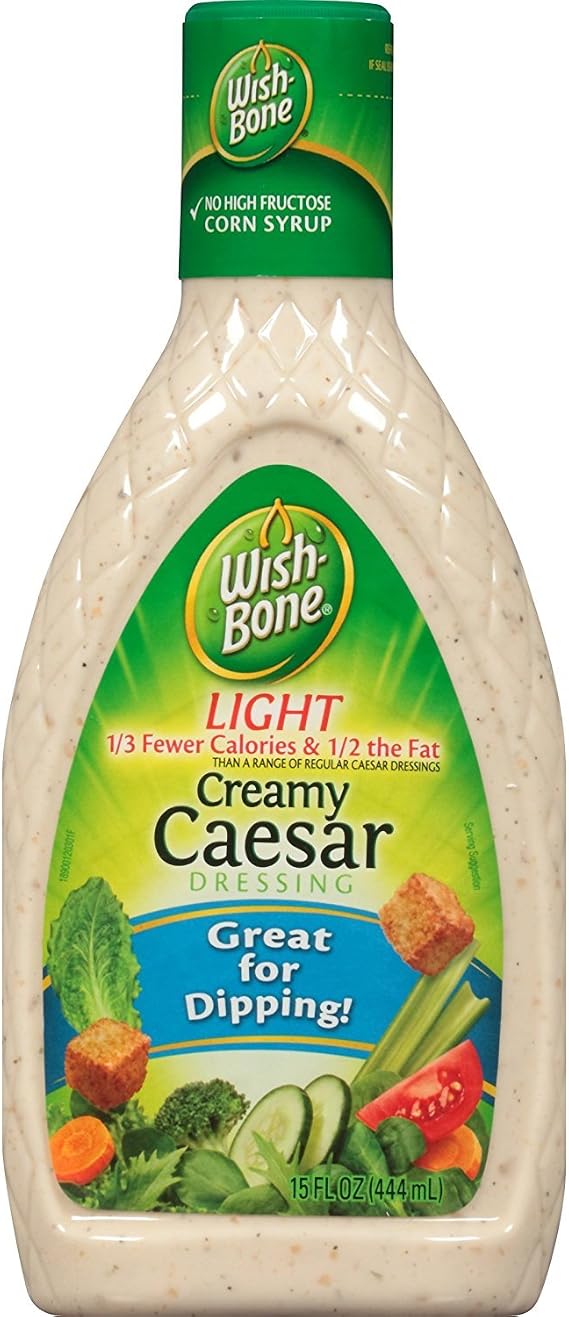 Wish-Bone Light Creamy Caesar Dressing, 15 FL oz