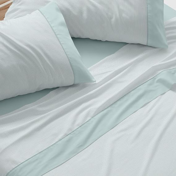 Burrito Blanco | Bed Sheet Set | 80 cm Bed (+ Sizes Available) | Design 297 | Green Color (80 x 190/200 cm.)