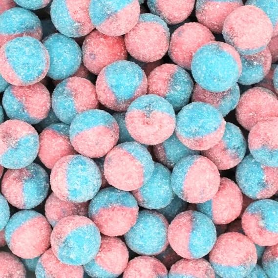 Mega Sours Bubblegum Sweets 500g Bag, Pouch