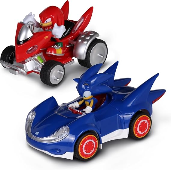 Sonic the Hedgehog Knuckles & Sonic Pullback Racers - 2 Pack