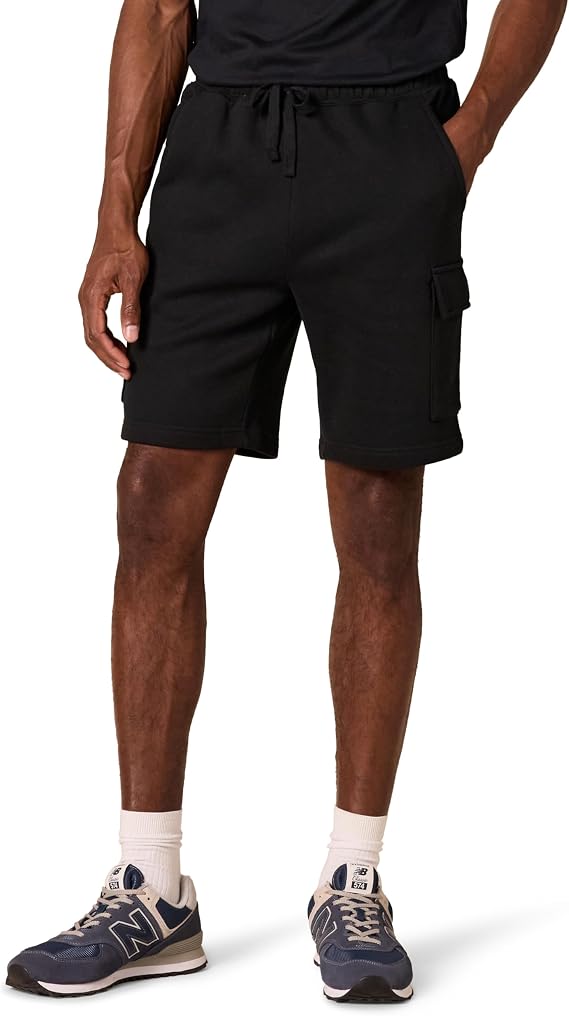 Amazon Essentials Men's Fleece Cargo Shorts