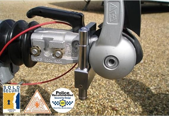 Milenco compact anti-theft device for AKS 2004/3004 Caravan Stabilising Hitch
