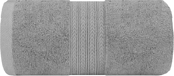 Luxury Bath Towels 800-GSM Super Soft 100% Egyptian Cotton Towel Set Hotel Quality & Highly Absorbent Towels 70x120cm (1, Silver)