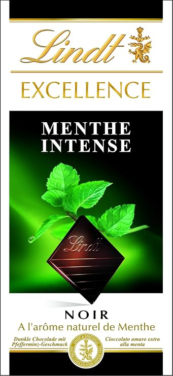 Lindt Excellence Intense Mint Black 100g