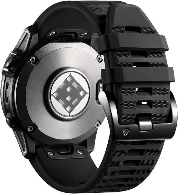 Laffav Compatible with Garmin Fenix 6 Pro Strap/Fenix 6/Fenix 8 47mm/Fenix 7 Pro/Fenix 7 Strap, Silicone 22mm QuickFit Sport Band for Garmin Epix Gen 2/Instinct 2/Forerunner 965/945