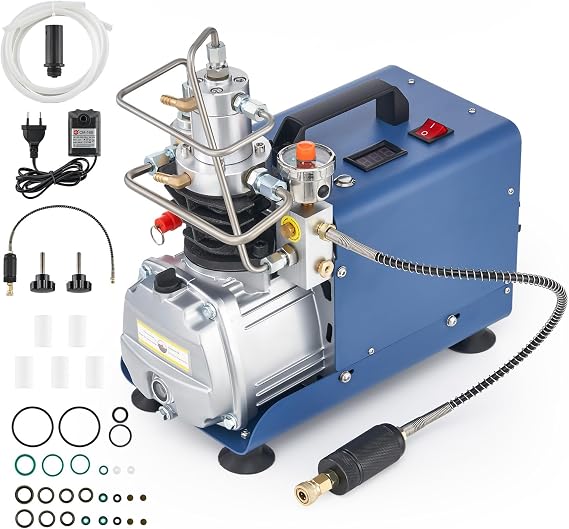 CREWORKS PCP Compressor 300 Bar Compressor High Pressure Air Pump 1800 W 30 Mpa 4500 PSI Electric Air Compressor PCP Air Pump for Compressed Air Gun