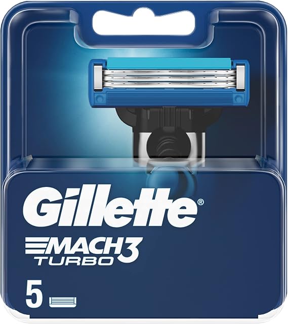 Gillette Mach3 Turbo Yedek Tıraş Bıçağı 5'li