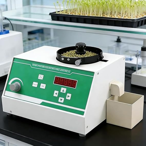 High-Speed Automatic Counter Machine, LED Digital Display, 7-Speed Adjustable, Count Capacity 1-99999 for Seeds, Pills, Small Parts