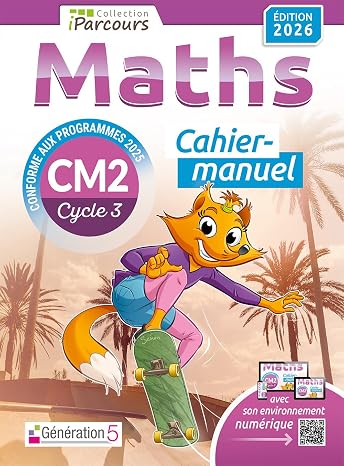 Maths CM2 iParcours: Cahier-manuel