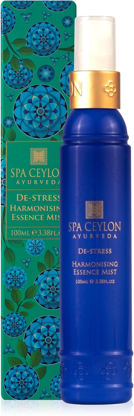 Spa Ceylon De-Stress Harmonising Essence Mist | Calming & Refreshing Mist | Deep Calming | Reduce Stress | SLES-free | Suitable for all skin types