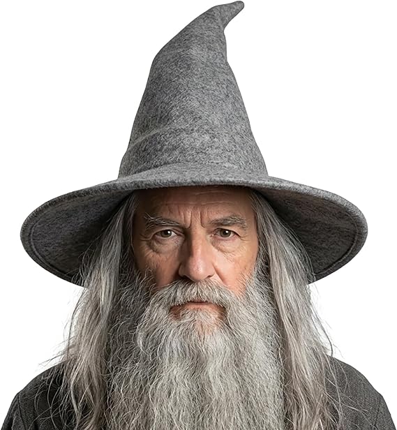 Wizard Hat, 18 in Witch Hat Cosplay Accessories for Halloween Costume Party