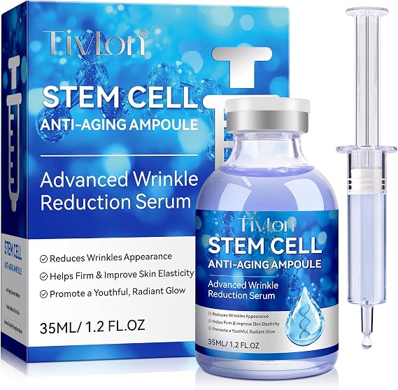 Stem Cell Serum for Face,Gentle Anti Aging Stem Cell,Revitalizes Skin, Improves Wrinkles and Dullness,Stimulate Collagen,Nourishing Facial Skin,Suitable for All Skin Types, 35 ml