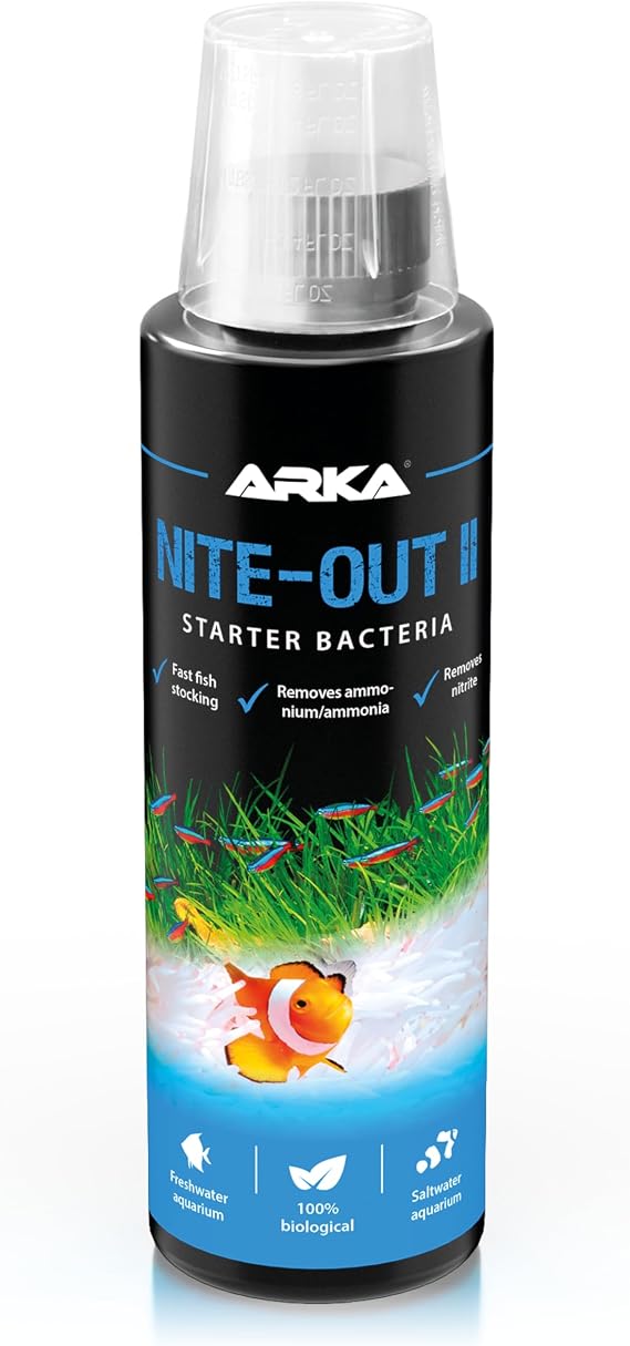 Starter Bacteria Aquarium 236 ml - Nite-Out II Safe Start & Water Change