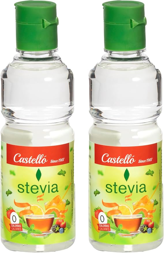Castello since 1907 Pack 2x Liquid Stevia 125ml | 750 Servings