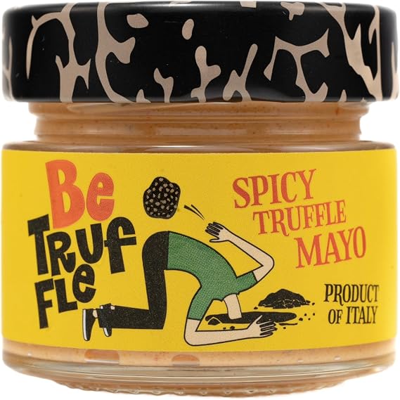 Be Truffle - Black Truffle Spicy Mayo 80g - 100% Made in Italy - Cholesterol-Free, Gluten-Free
