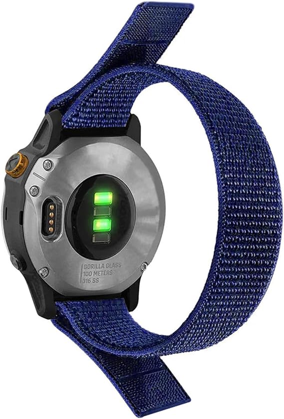 Garmin Fenix 7 Sapphire Solar Kordon Hasır Kumaş UltraFit Nylon Yedek Kayış -parent