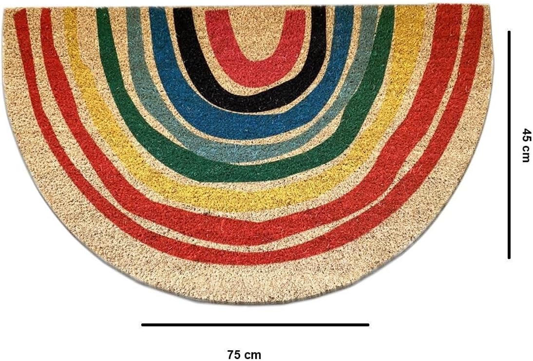 Coco Checasa 45x75 Cm Doğal Koko Kıl Paspas,Hindistan Naturel Kapı Önü Paspası