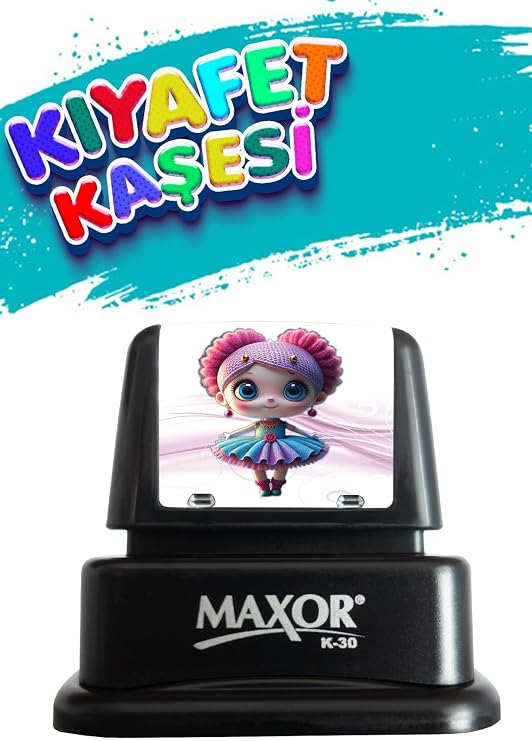 Kıyafet Kaşesi Balerin Temalı Öğrenci Kaşesi/Kıyafet Etiketi/Kumaş Kıyafet Kaşesi