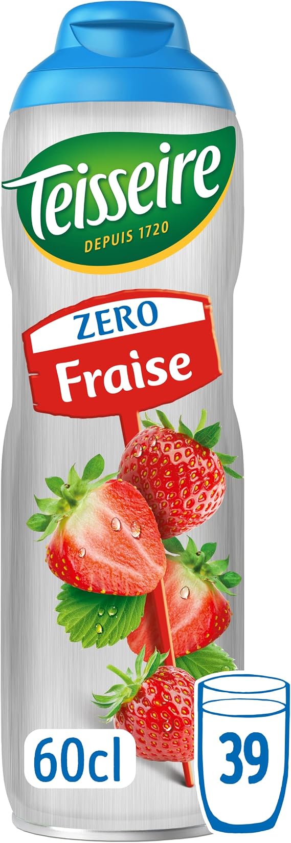 Teisseire Zero Strawberry Cordial | 600ml Bottle